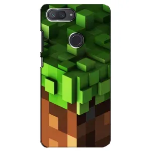 Чохол Майнкрафт на Xiaomi Mi 8 Lite (AlphaPrint) Minecraft (текстура Майнкрафт)