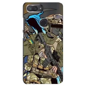 Чехлы с картинкой ЗСУ для Xiaomi Mi 8 Lite (AlphaPrint) (Воин ВСУ)