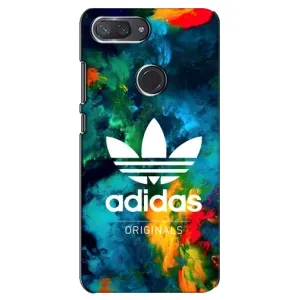 Чехлы Адидас для Xiaomi Mi 8 Lite (AlphaPrint) (Яркий Адидас)