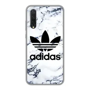 Чехлы Адидас для Xiaomi Mi 9 Lite (AlphaPrint) (Адидас на мраморе)