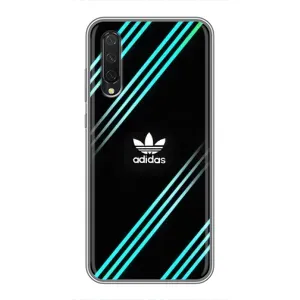 Чехлы Адидас для Xiaomi Mi 9 Lite (AlphaPrint) (Адидас с полосами)