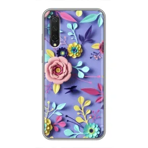 Чехлы с Цветами для Xiaomi Mi 9 Lite (VPrint) (Цветочный дизайн)