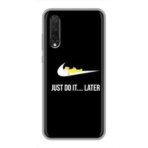 Чехол с Симпсонами для Xiaomi Mi 9 Lite (VPrint) (Гомер Later)