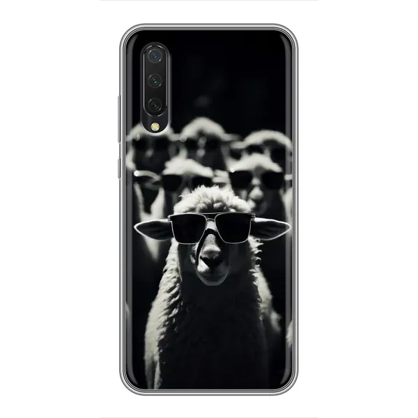 Чехол с принтом «Овечка в очках» для Xiaomi Mi 9 Lite