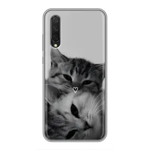 Чохол з малюнком кіт на Xiaomi Mi 9 Lite (Пара котів)