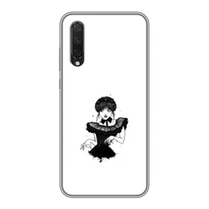 Чехлы Венсдей на Xiaomi Mi 9 Lite Уэнсдей (AlphaPrint) (танец Уэнздей)