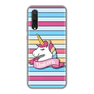 Чехол для Ксяоми Ми 9 Лайт - (Единорожки - Новинки) (AlphaPrint) (Unicorn)