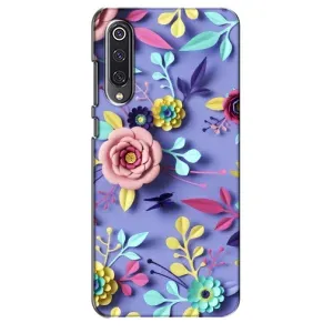 Чехлы с Цветами для Xiaomi Mi 9 SE (VPrint) (Цветочный дизайн)