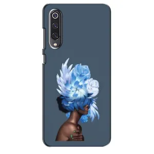 Чехлы (ART) Цветы на Xiaomi Mi 9 SE (VPrint) (Цветы на голове)
