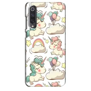 Чехол для Ксяоми Ми 9 СЕ - (Единорожки - Новинки) (AlphaPrint) (Единорожки)