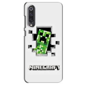 Чохол Майнкрафт на Xiaomi Mi 9 SE (AlphaPrint) Minecraft (кріпер Майнкрафт)