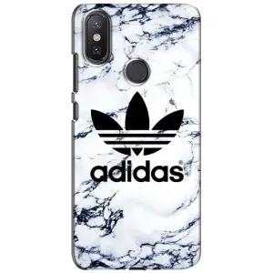 Чехлы Адидас для Xiaomi Mi A2 Lite (AlphaPrint) (Адидас на мраморе)