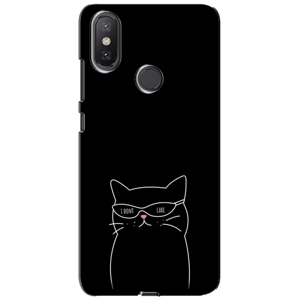 Чохол з принтом «Байдужий кіт» для Xiaomi Mi A2 Lite