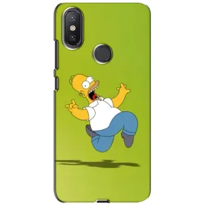 Чехол с Симпсонами для Xiaomi Mi A2 Lite (VPrint) (Гомер Симпсон)