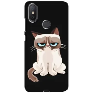 Чохол з принтом для Xiaomi Mi A2 Lite (AlphaPrint) Модні коти (Сумний кіт)
