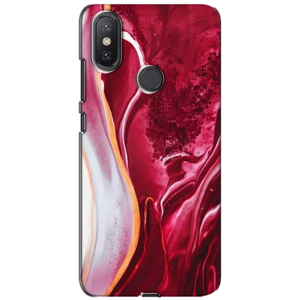 Чехол с принтом «Мрамор красный» для Xiaomi Mi A2 Lite Чехол с принтом «Мрамор красный» для Xiaomi Mi A2 Lite