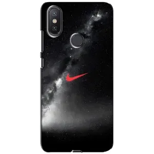 Чехол для Xiaomi Mi A2 Lite - с принтом Найк (AlphaPrint) (Найк красный)