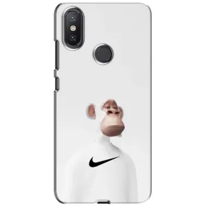 Чехлы с Обезьянами NFT для Xiaomi Mi A2 Lite (AlphaPrint) (обезьяна NFT Nike)