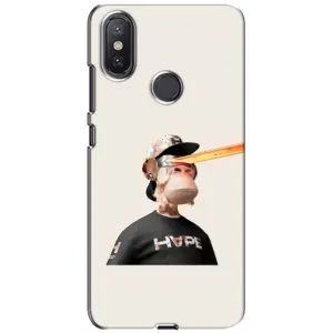 Чехлы с Обезьянами NFT для Xiaomi Mi A2 Lite (AlphaPrint) (обезьяна NFT в очках)
