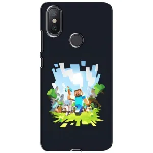Чохол Майнкрафт на Xiaomi Mi A2 Lite (AlphaPrint) Minecraft (персонажі Minecraft)
