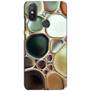 Мраморний чехол на Xiaomi Mi A2 Lite (VPrint) (Радужний Мрамор)
