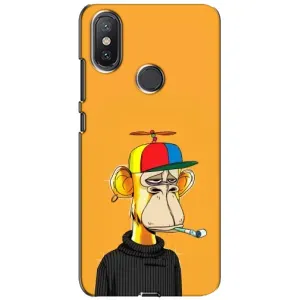 Чехлы с Обезьянами NFT для Xiaomi Mi A2 Lite (AlphaPrint) (Скучающая Обезьяна NFT)