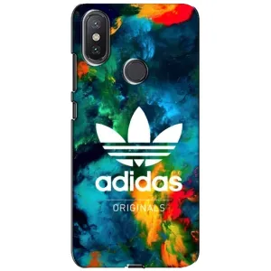 Чехлы Адидас для Xiaomi Mi A2 Lite (AlphaPrint) (Яркий Адидас)