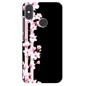 Чехол для Ксиаоми Ми Эй 2 - с принтом (Дизайнерские) (AlphaPrint) (Цветочки)