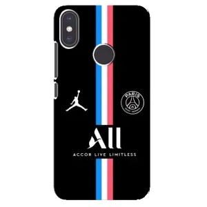 Чохли PSG для Xiaomi Mi A2 (AlphaPrint) (футболка ПСЖ)