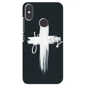 Чехол для Xiaomi Mi A2 (AlphaPrint) - (Христианские) (Иисус)