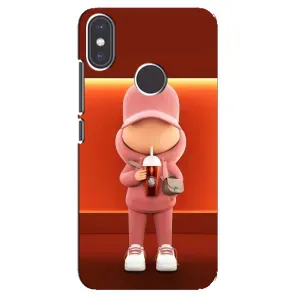 Крутые Чехлы Луи Виттон для Xiaomi Mi A2 (AlphaPrint) (С Кофе)