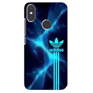 Чехлы Адидас для Xiaomi Mi A2 (AlphaPrint) (Синий Адидас)