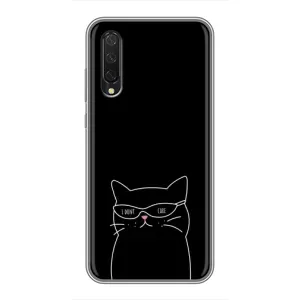 Чохол з малюнком кіт на Xiaomi Mi A3 (Байдужий кіт)