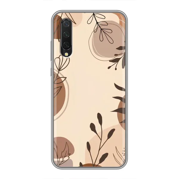 Чехол с принтом «Коричневые цветы» для Xiaomi Mi A3