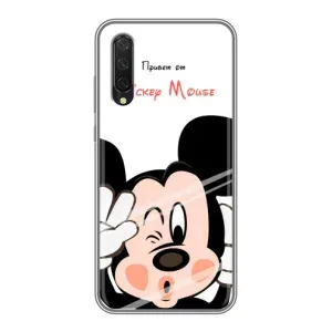 Эксклюзивный чехол для Xiaomi Mi A3 (AlphaPrint - Мультяшные) (Маус Микки)