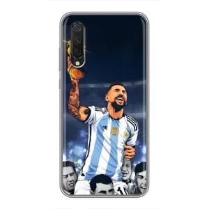 Чохли для Xiaomi Mi A3 (Leo чемпіон) (AlphaPrint) (Мессі з кубком)