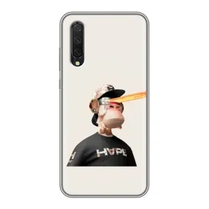 Чехлы с Обезьянами NFT для Xiaomi Mi A3 (AlphaPrint) (обезьяна NFT в очках)