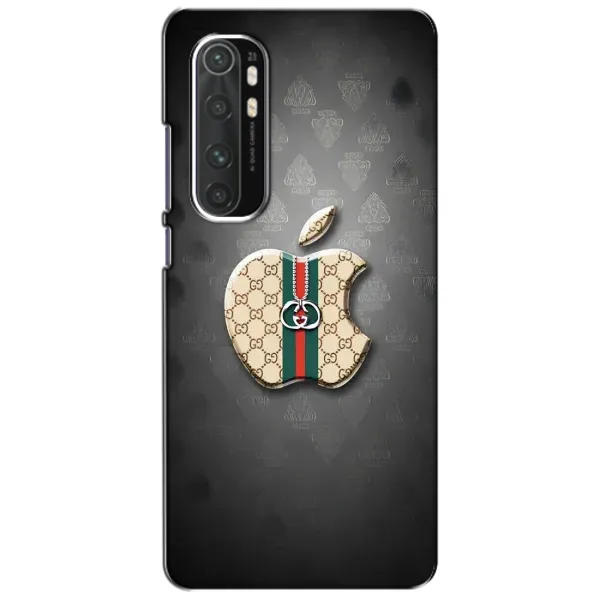 Чохол з принтом «Apple gucci» для Xiaomi Mi Note 10 Lite