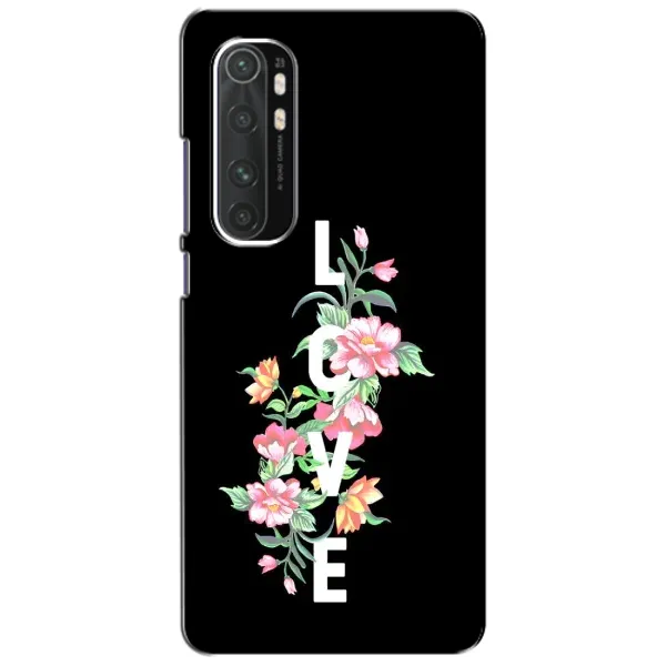 Чехол с принтом «Цветы LOVE» для Xiaomi Mi Note 10 Lite