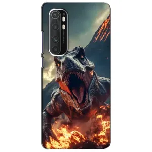 Чохол з принтом «Вогняний динозавр» для Xiaomi Mi Note 10 Lite