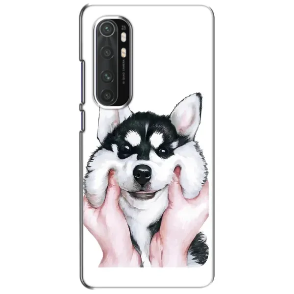 Чохол з принтом «Радісний Хаскі» для Xiaomi Mi Note 10 Lite