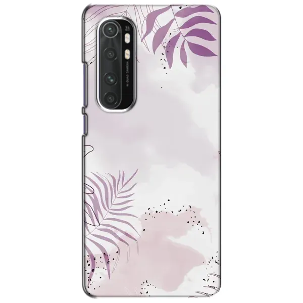 Чехол с принтом «Фиолетовые листья» для Xiaomi Mi Note 10 Lite