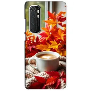 Чехол с уникальным дизайном «Осень с кофе» для Xiaomi Mi Note 10 Lite