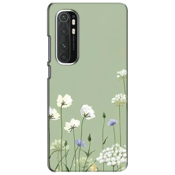 Чехол с принтом «Цветы на зеленом» для Xiaomi Mi Note 10 Lite