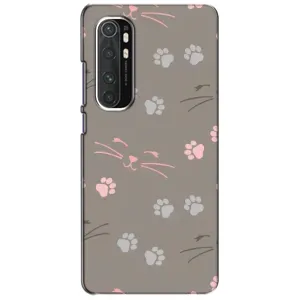 Чохол з малюнком кіт на Xiaomi Mi Note 10 Lite (Лапи і вуса)