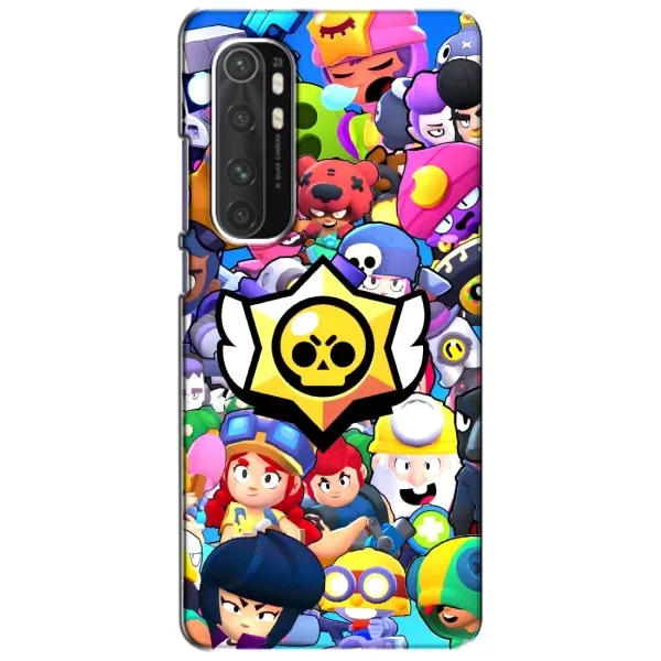 Чохол з принтом «Лого Brawl Stars» для Xiaomi Mi Note 10 Lite