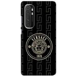 Чохол з принтом «Лого Версаче» для Xiaomi Mi Note 10 Lite