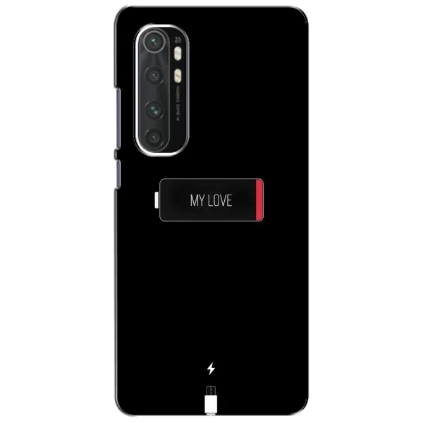 Чехол с принтом «Love battery» для Xiaomi Mi Note 10 Lite