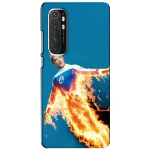 Чохол з принтом Фантастична четвірка для Xiaomi Mi Note 10 Lite (Людина-факел у вогні)