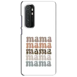 Чохол з принтом «Текстовий колаж мама» для Xiaomi Mi Note 10 Lite